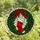 Christmas Decor Lovers' Intricate Stained Glass Red Stocking Holly Wreath Jewel Tone Mosaic Stained Glass Suncatcher - _C7mMBNTil