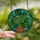 Plant Lovers' Tiffany Stained Glass Emerald Green Monstera Leaves Terracotta Pot Mosaic Pattern Stained Glass Suncatcher - 2