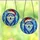 Winter Dog Lovers' Vibrant Tiffany Stained Glass Siberian Husky Blue Red Gold Santa Hat Mosaic Stained Glass Suncatcher - MvdXd-syUR