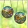 Nature Lovers' Vibrant Jewel-Toned Glowing Stained Glass Monarch Butterfly Floral Landscape Mosaic Stained Glass Suncatcher - 3