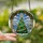 Holiday Admirers' Jewel Tone Stained Glass Christmas Tree Holly Garland Snowy Peaks Stained Glass Suncatcher - 6q5x2MJJuf