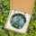 Holiday Admirers' Jewel Tone Stained Glass Christmas Tree Holly Garland Snowy Peaks Stained Glass Suncatcher - sDJVcJog-i