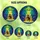 Cat Lovers' Tiffany-Inspired Stained Glass Comical Tabby Cat UFO Abduction Emerald Golden Blue Cosmic Stained Glass Suncatcher - aFOlZl6wCW