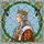 Art Aficionados' Regal Woman Profile Tiffany Stained Glass Jewel Tone Red Gold Green Blue Intricate Mosaic Stained Glass Suncatcher - 7