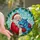 Christmas Enthusiasts' Joyful Santa & Blue Hippo Tiffany Stained Glass, Emerald Holly & Snowflake Mosaic Stained Glass Suncatcher - 6NAG2I4HlX