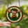 Holiday Art Lovers' Tiffany Style Stained Glass Moose Santa Hat Christmas Wreath Radial Mosaic Stained Glass Suncatcher - R5OLmVFFsO