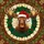 Holiday Art Lovers' Tiffany Style Stained Glass Moose Santa Hat Christmas Wreath Radial Mosaic Stained Glass Suncatcher - 7