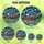 Christmas Enthusiast Densely Detailed Tiffany Stained Glass Santa Sleigh Reindeer Van Gogh Starry Night Village Mosaic Stained Glass Suncatcher - 6