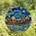Christmas Enthusiast Densely Detailed Tiffany Stained Glass Santa Sleigh Reindeer Van Gogh Starry Night Village Mosaic Stained Glass Suncatcher - 4