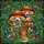 Fantasy Lovers' Tiffany Style Stained Glass Mushroom Cottage Enchanted Forest Mosaic Red Green Blue Stained Glass Suncatcher - 7