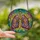 Art Lovers' Vibrant Stained Glass Human Lung Mosaic, Jewel Tones & Shimmering Detail Stained Glass Suncatcher - 2