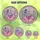Cozy Gamer Girls' 8K Detailed Tiffany Style Pink Lavender Gaming Room Isometric Scene Stained Glass Suncatcher - 6