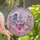 Cozy Gamer Girls' 8K Detailed Tiffany Style Pink Lavender Gaming Room Isometric Scene Stained Glass Suncatcher - 1