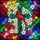 Mothers' Vibrant Stained Glass Cross & Cardinal Floral Jewel Tone Mosaic Design Stained Glass Suncatcher - 7