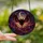 Fantasy Art Lovers' Tiffany Style Stained Glass Bat Amber Magenta Celestial Design Stained Glass Suncatcher - 2