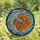 Nature Lovers' Vibrant Stained Glass Betta Fish Orange Blue Iridescent Aquatic Mosaic Art Stained Glass Suncatcher - 4