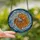 Nature Lovers' Vibrant Stained Glass Betta Fish Orange Blue Iridescent Aquatic Mosaic Art Stained Glass Suncatcher - 2