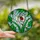 Nature Lovers' Tiffany Stained Glass Red Ladybug Bellflower Green Leaf Mosaic Art Stained Glass Suncatcher - Cc9mUzovTN