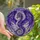 Dragon Enthusiasts' Tiffany Stained Glass Intricate Dragon Cosmic Jewel Tone Violet Blue Orange Stained Glass Suncatcher - 1