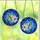Nature Lovers' Vibrant Orange Bird Pale Pink Lily Stained Glass Art, Intricate Blue Swirl Mosaic Stained Glass Suncatcher - 3