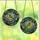 Nature Lovers' Tiffany Stained Glass Painted Bunting Bird Jewel Tone Foliage Mosaic Stained Glass Suncatcher - 3