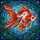 Aquatic Art Lovers' Vibrant Tiffany Goldfish Stained Glass Mosaic Flowing Fins Water Patterns Stained Glass Suncatcher - 7