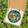 Nature Lovers' Vibrant Stained Glass Hummingbird Amber Bloom Green Foliage Mosaic Art Stained Glass Suncatcher - 5