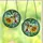 Nature Lovers' Vibrant Stained Glass Hummingbird Amber Bloom Green Foliage Mosaic Art Stained Glass Suncatcher - 3