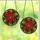 Women's Detailed Tiffany Stained Glass Poinsettia Floral Mosaic Fiery Red Emerald Green Stained Glass Suncatcher - 3