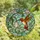 Nature Lovers' Vibrant Orange-Red Hummingbird Pink Flower Tiffany Stained Glass Mosaic Stained Glass Suncatcher - 4
