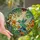 Nature Lovers' Vibrant Stained Glass Hummingbird Tropical Garden Mosaic Emerald Teal Copper Amber Stained Glass Suncatcher - 1