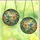Nature Lovers' Vibrant Stained Glass Hummingbird Tropical Garden Mosaic Emerald Teal Copper Amber Stained Glass Suncatcher - 3