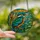 Nature Lovers' Tiffany Stained Glass Kingfisher Teal Emerald Green Orange Yellow Aquatic Mosaic Pattern Stained Glass Suncatcher - 2