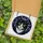 Cat Lovers' Tiffany Stained Glass Tuxedo Cat Mosaic, Indigo Violet Jewel Tones, High Contrast Art Stained Glass Suncatcher - 5