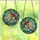 Nature Lovers' Tiffany-Style Stained Glass Cardinal Pair Vibrant Red Cream Orange Blue Green Floral Mosaic Stained Glass Suncatcher - 3