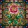 Women's Jewel-Tone Stained Glass Rose Emerald Floral Geometric Mosaic Design Stained Glass Suncatcher - 7