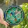 Nature Lovers' Intricate Stained Glass Hummingbird Tropical Foliage Jewel Tone Mosaic Art Stained Glass Suncatcher - 1