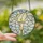 Nature Lovers' Tiffany Stained Glass Calla Lily White Yellow Green Jewel Tone Abstract Mosaic Pattern Stained Glass Suncatcher - 2