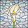 Nature Lovers' Tiffany Stained Glass Calla Lily White Yellow Green Jewel Tone Abstract Mosaic Pattern Stained Glass Suncatcher - 7