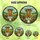 Whimsical Decor Lovers' Tiffany Style Highland Cow Toilet Art Floral Crown Pastoral Mosaic Orange Yellow Blue Stained Glass Suncatcher - 6