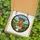 Whimsical Decor Lovers' Tiffany Style Highland Cow Toilet Art Floral Crown Pastoral Mosaic Orange Yellow Blue Stained Glass Suncatcher - 5