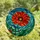 Art Lovers' Vibrant Stained Glass Poppy Flower Tiffany Style Jewel Tone Floral Mosaic Stained Glass Suncatcher - 4