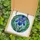 Nature Lovers' Vibrant Blue Iris Tiffany Glass Style Floral Mosaic Jewel Tone Design Stained Glass Suncatcher - 5