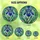 Nature Lovers' Vibrant Blue Iris Tiffany Glass Style Floral Mosaic Jewel Tone Design Stained Glass Suncatcher - 6
