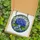 Nature Lovers' Vibrant Tiffany Stained Glass Hydrangea Emerald Green Cerulean Blue Floral Mosaic Pattern Stained Glass Suncatcher - 5