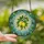 Nature Art Lovers' Intricate Tiffany Stained Glass Lemon Tree Branch Vine Yellow Green Blue Stained Glass Suncatcher - 2