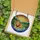 Wildlife Lovers' Edge-to-Edge Stained Glass Lion & Cub Mountain River Jewel Tone Mosaic Stained Glass Suncatcher - 8niHoXIIMi