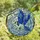 Artful Nature Lovers' Intricate Stained Glass Blue Jay Cobalt Sky Blue Tiffany Style Mosaic Stained Glass Suncatcher - 4