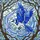 Artful Nature Lovers' Intricate Stained Glass Blue Jay Cobalt Sky Blue Tiffany Style Mosaic Stained Glass Suncatcher - 7