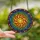 Art Lovers' Intricate Stained Glass Sun Ray Celestial Mosaic Jewel Tone Pattern Stained Glass Suncatcher - 2